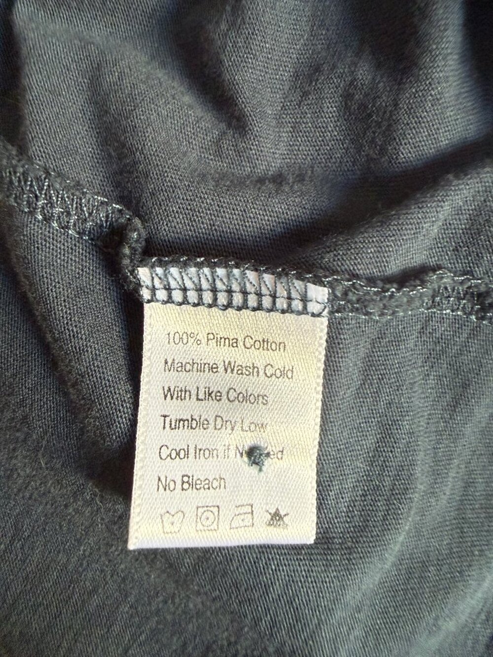 Lilla P Ruffled Mock Neck Button-Front Henley Top - Picture 4 of 6